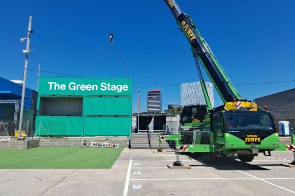 grúa móvil Primavera Sound Barcelona